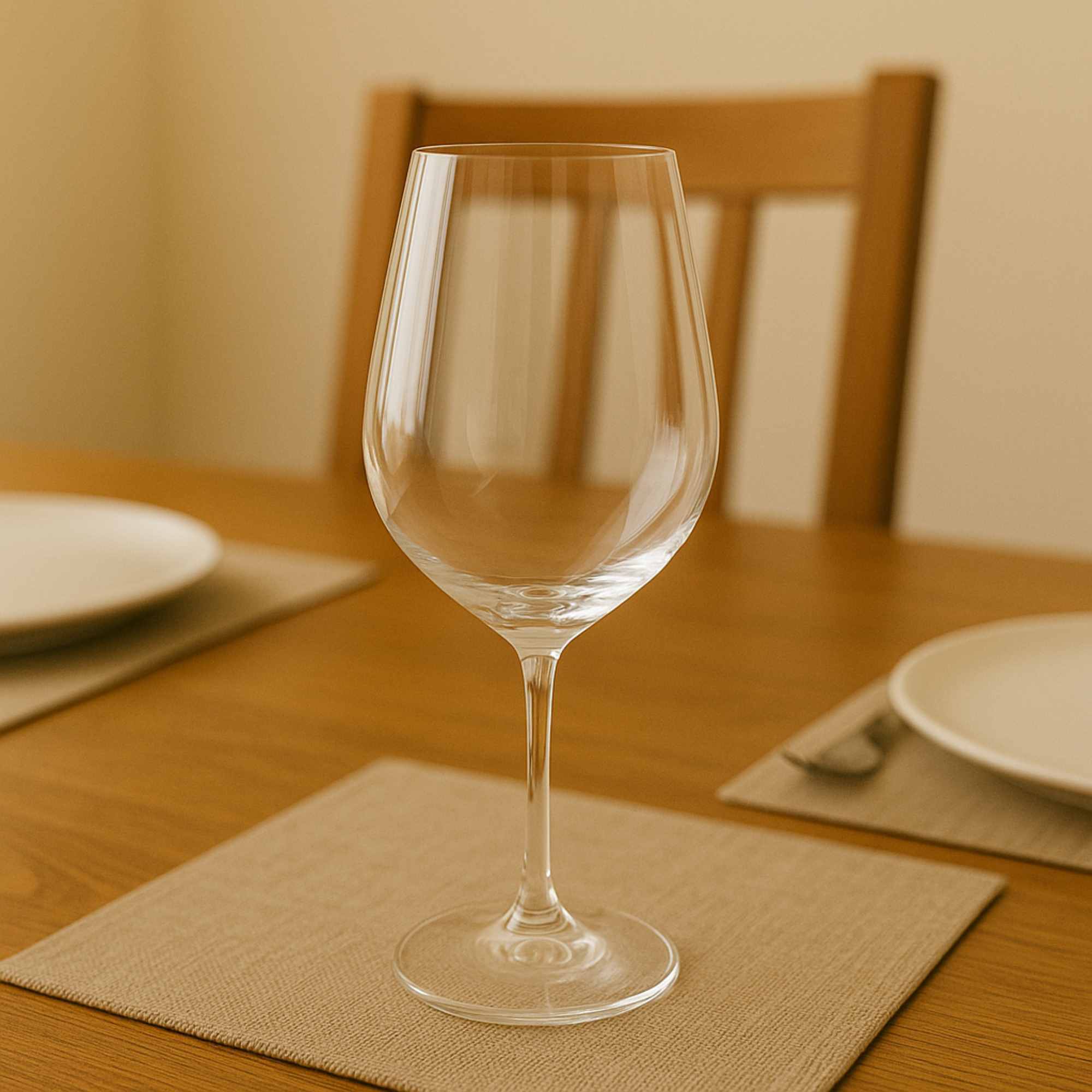 Juego de 4 copas de vino tinto cristalinas de 690ml