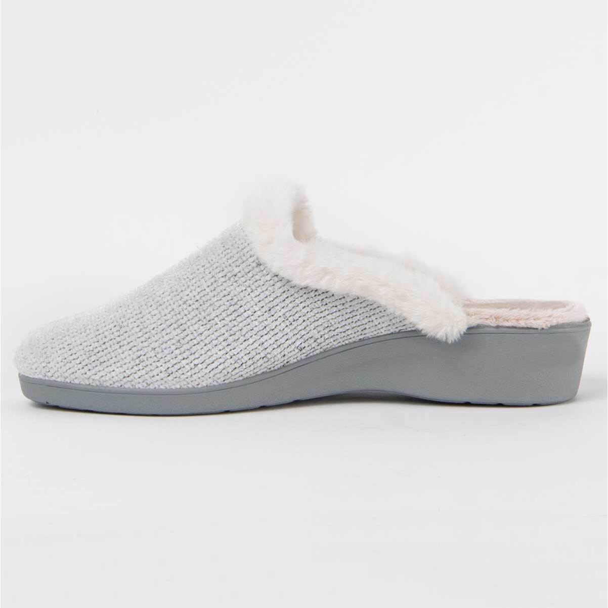 Zapatilla De Casa - Gris - Altura: 4 Cm