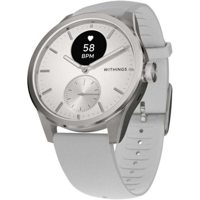 Montre santé WITHINGS Scanwatch 2 42mm Blanche