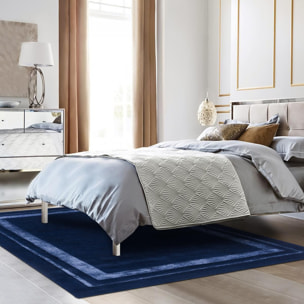Tapis salon et chambre fait main en laine motif simple CHICDOUJ