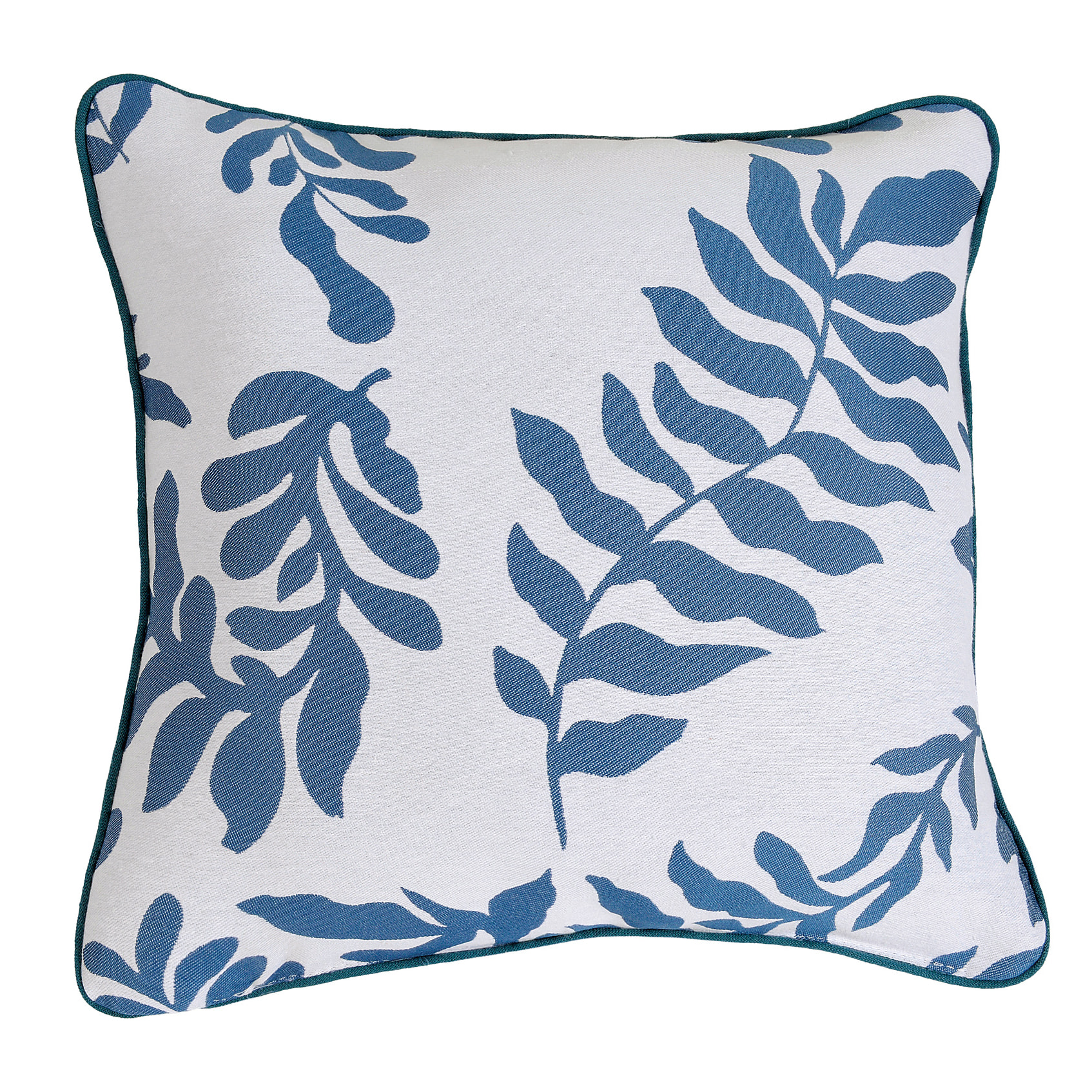 Coussin Feuillage Style Henri Matisse - Bleu