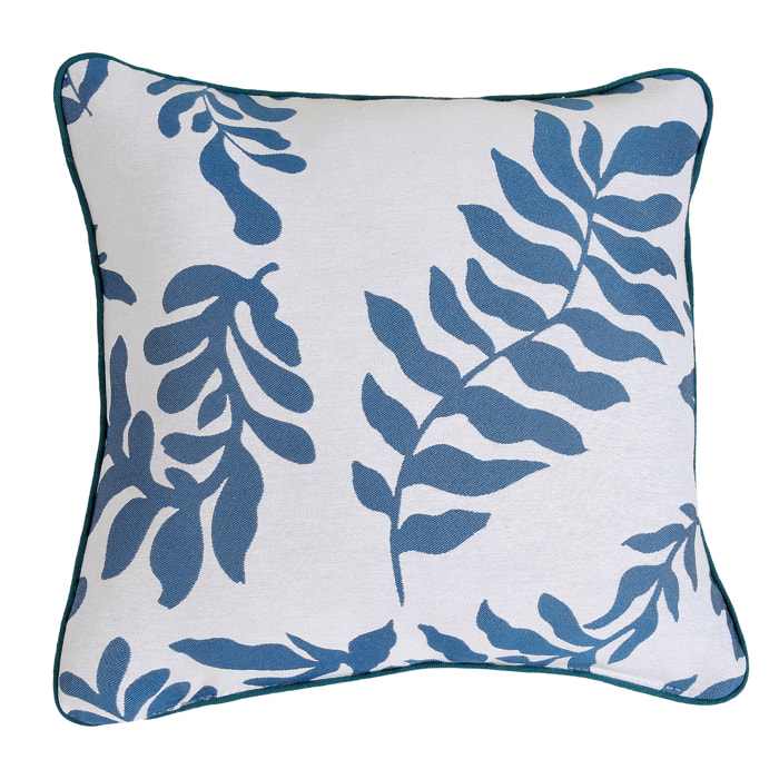 Coussin Feuillage Style Henri Matisse - Bleu