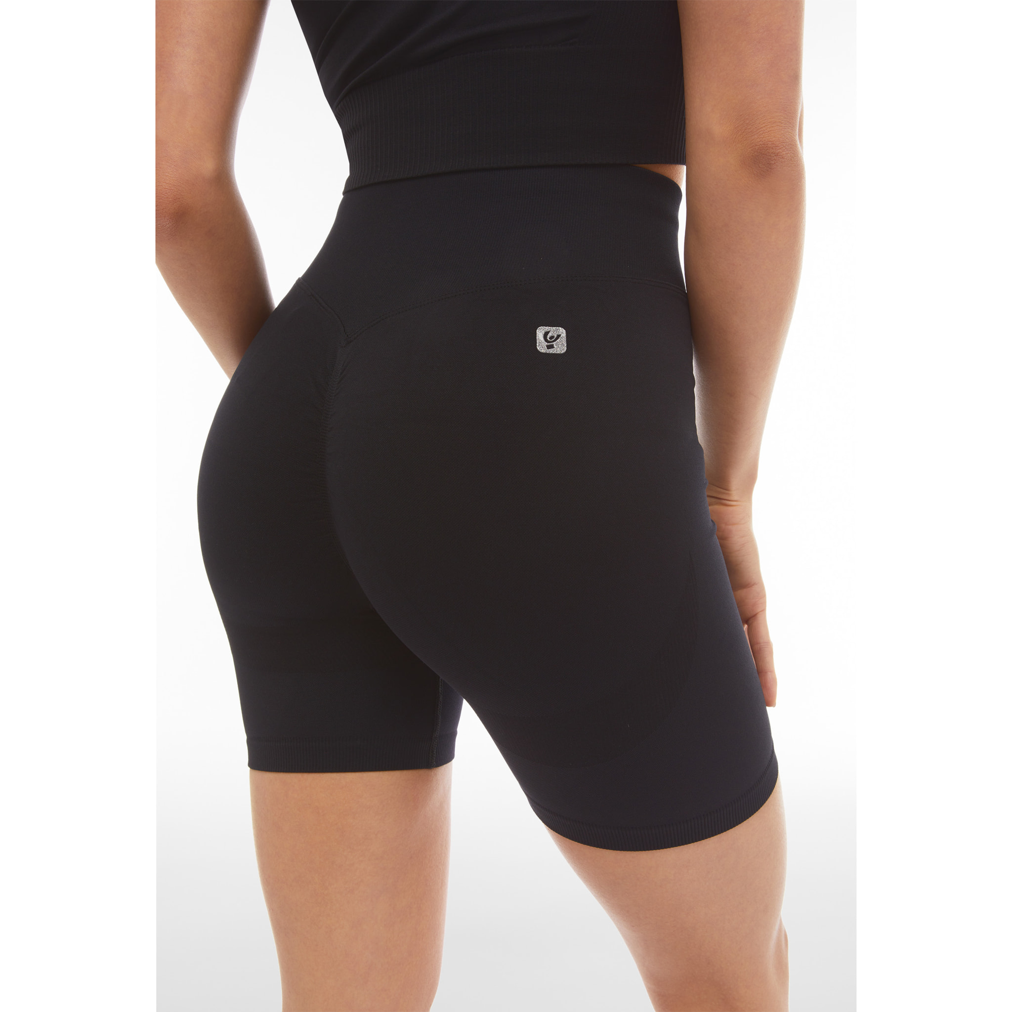 Leggings biker seamless con vita super alta