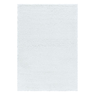 FLUFFY - Tapis shaggy uni à poils longs Blanc