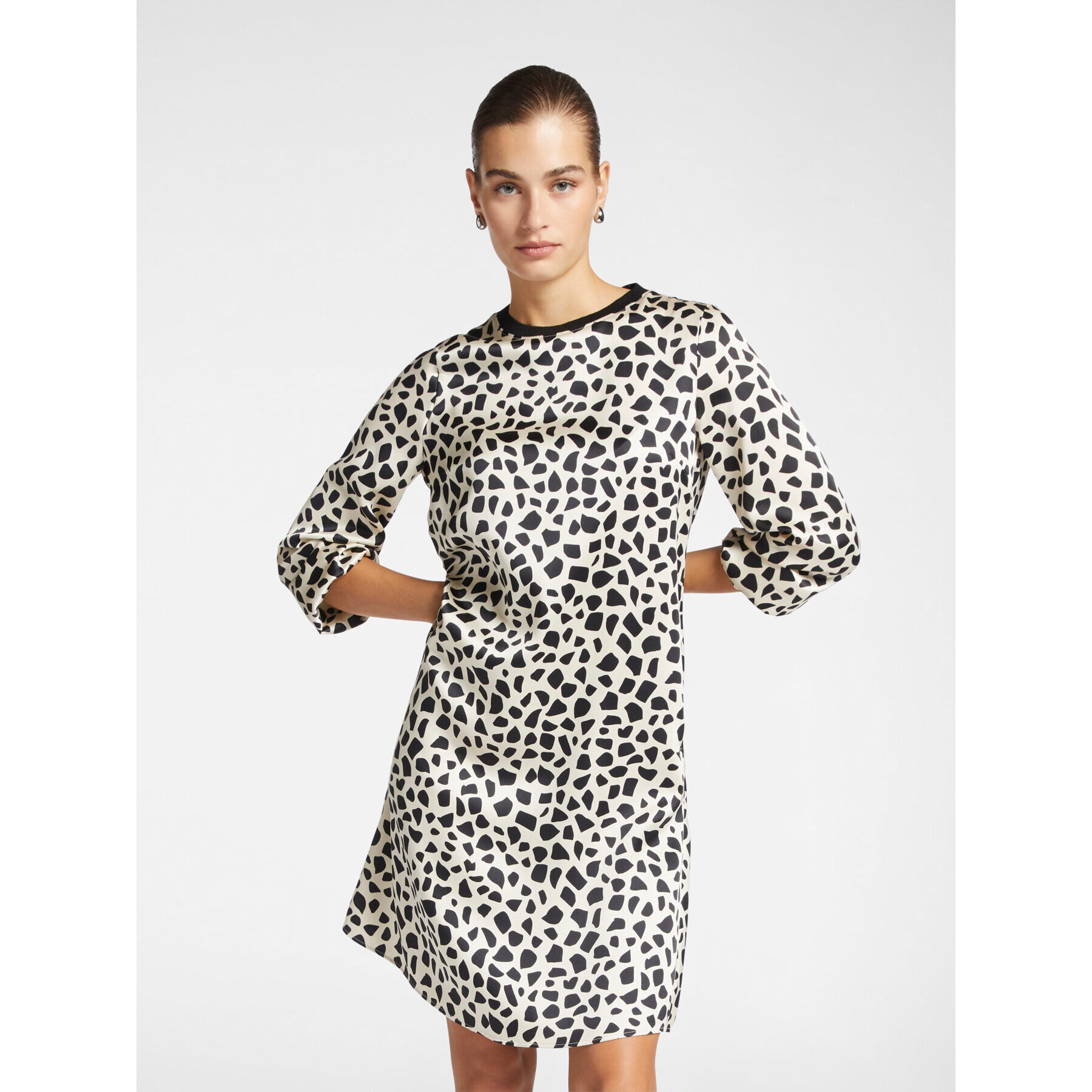 Elena Mirò - Abito stampato - Nero