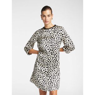 Elena Mirò - Abito stampato - Nero