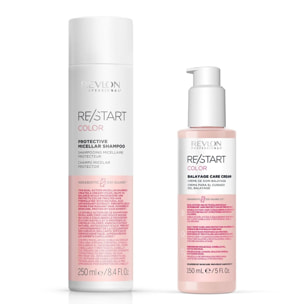 Re/start Color - Coffret Shampooing Micellaire Protecteur 250 ml et Crème Soin Balayage 150 ml