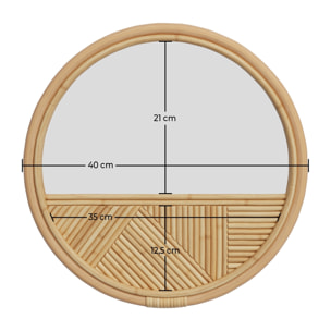 Miroir rond Bolio D40 cm