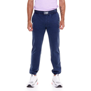 Pantaloni da uomo denim wash Indigo