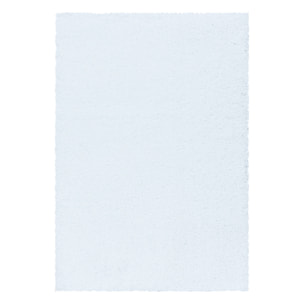SYDNEY - Tapis shaggy uni à poils longs blanc - SYD3000BLA