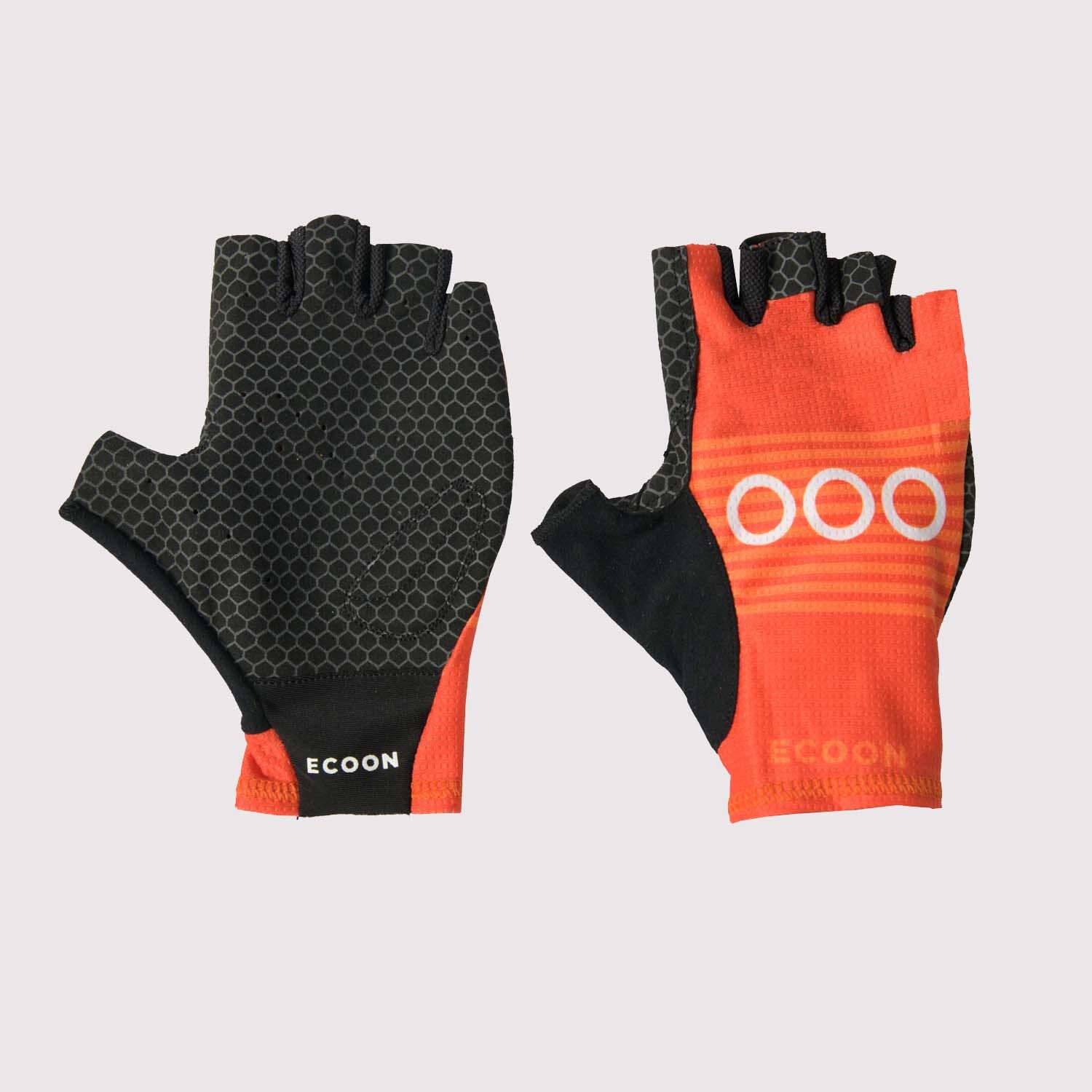 Guantes de ciclismo ECOON modelo Alpe en color Rojo