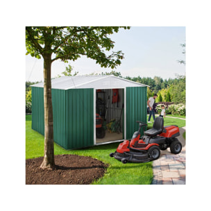 Abri de jardin métal "Rosas" - 7,06 M² - Vert