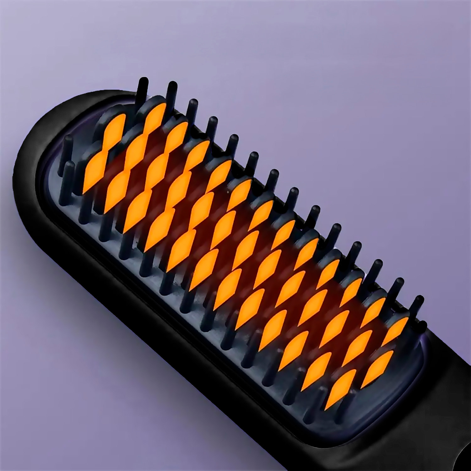 Cepillo alisador inalámbrico con 3 niveles de temperatura, tecnología cerámica y bloqueo de humedad. Con batería recargable de 2000mAh.