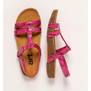 Sandalias 0946S SNAKE FUXIA/ I BREATHE color Fuxia