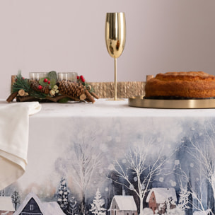 Mantel antimanchas OWEN AZUL