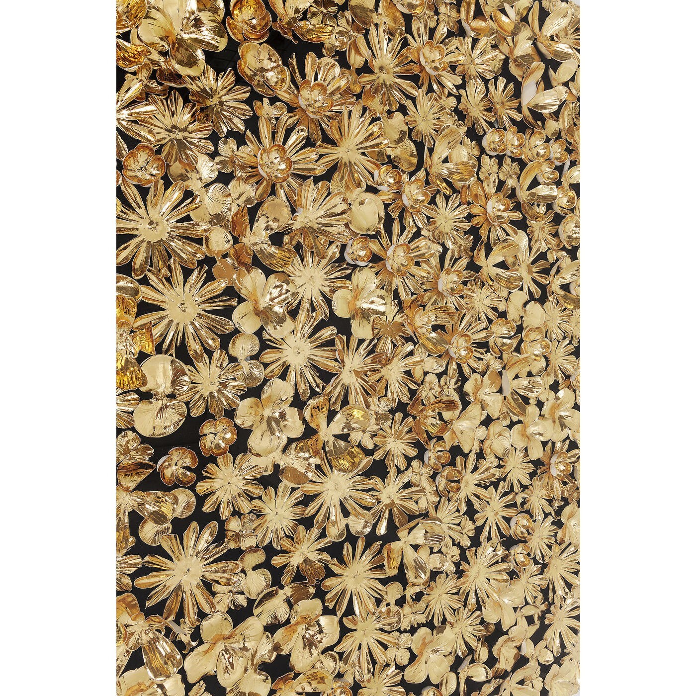 Tableau 3D fleurs dorées Kare Design