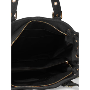 Borsa a mano da donna Made in Italy - Modello Lumena Lux - 100% pelle - 20.0 x 21.0 x 33.0 cm