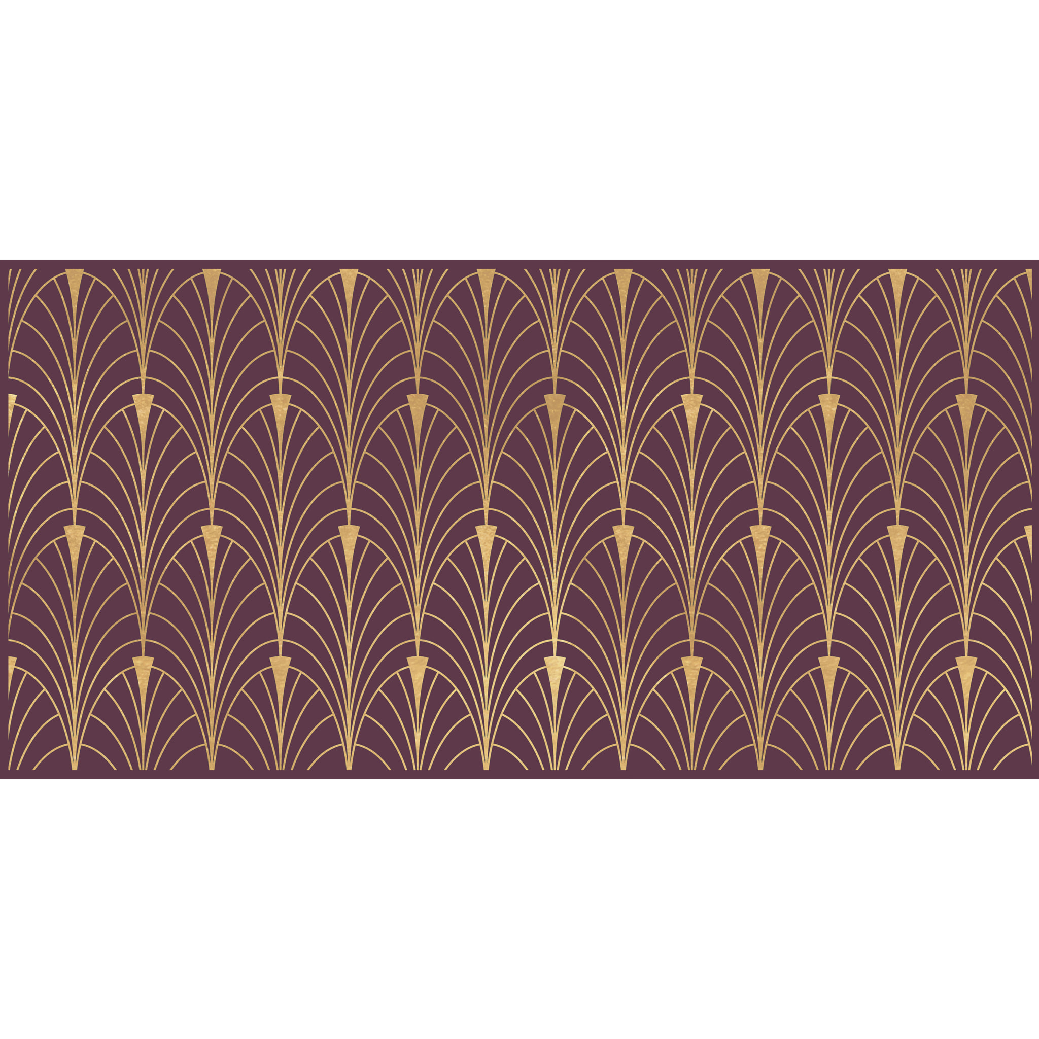 Alfombras vinílicas de Ceramiko - Art-decó granate