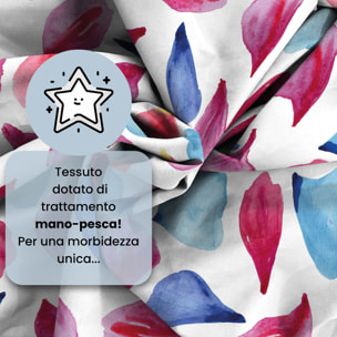 COMPLETO LETTO FANTASY, 100% Microfibra - PETALI