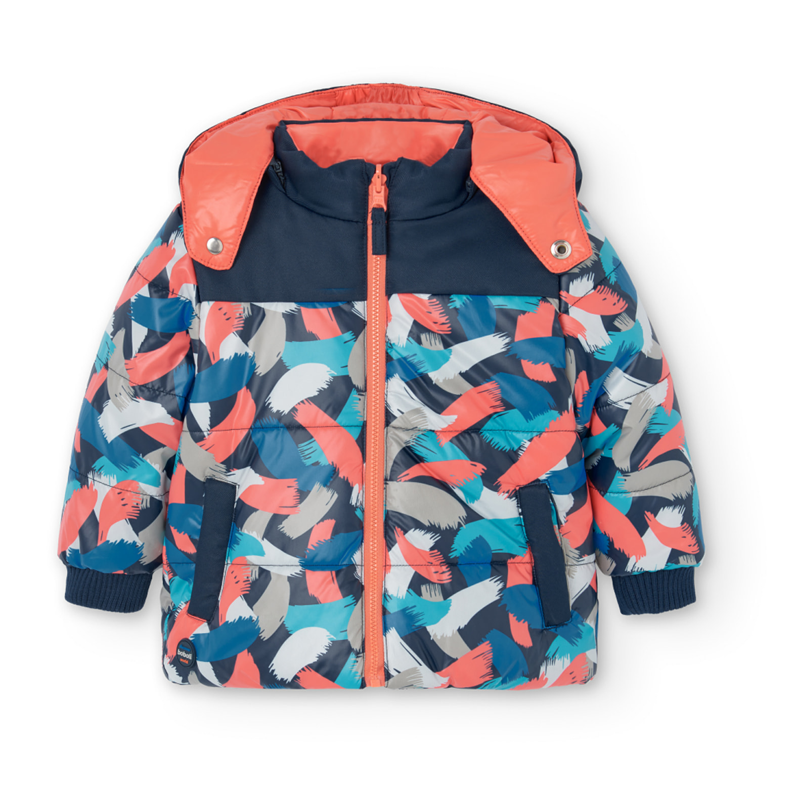 Parka reversible de bebé niño