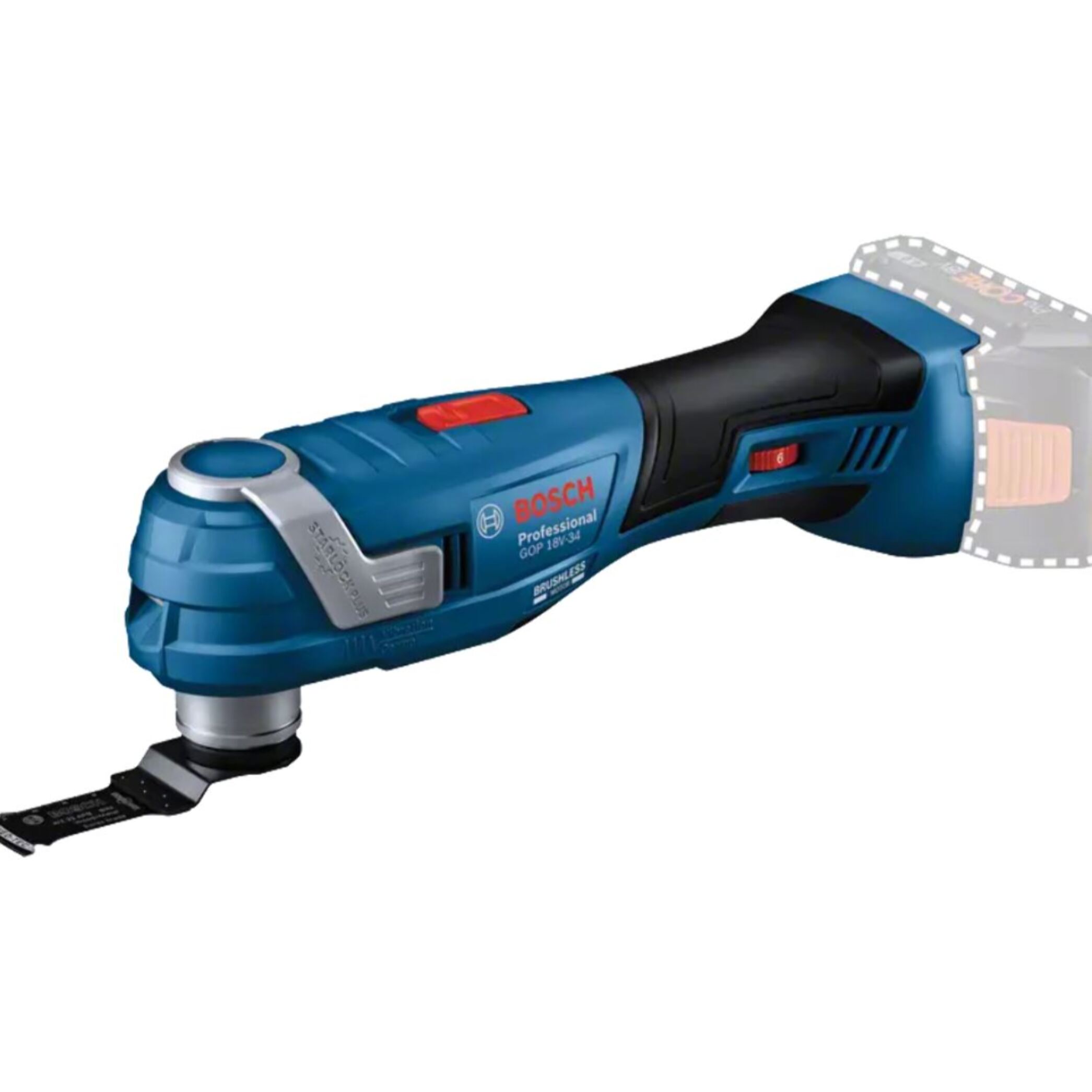 Découpeur - ponceur GOP 18V-34 BOSCH - sans batterie - L-BOXX - 06018G2000