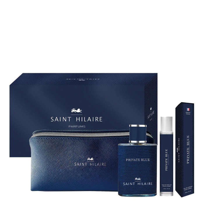 Private Blue - Coffret Eau de Parfum 100ml + Vapo Voyage 30ml + Trousse