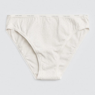 Confezione da 2 mini slip in morbido cotone stampato