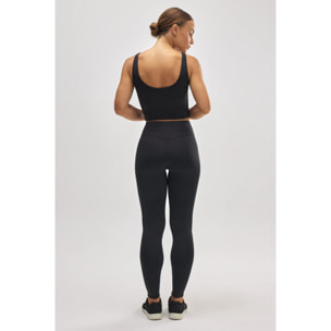 Leggings sportivi neri a vita alta