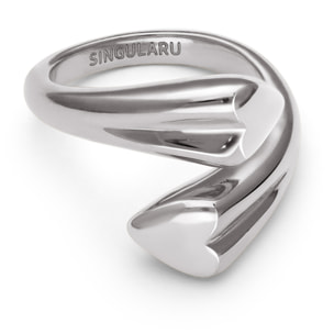Bague Abbraccio Amour Acier