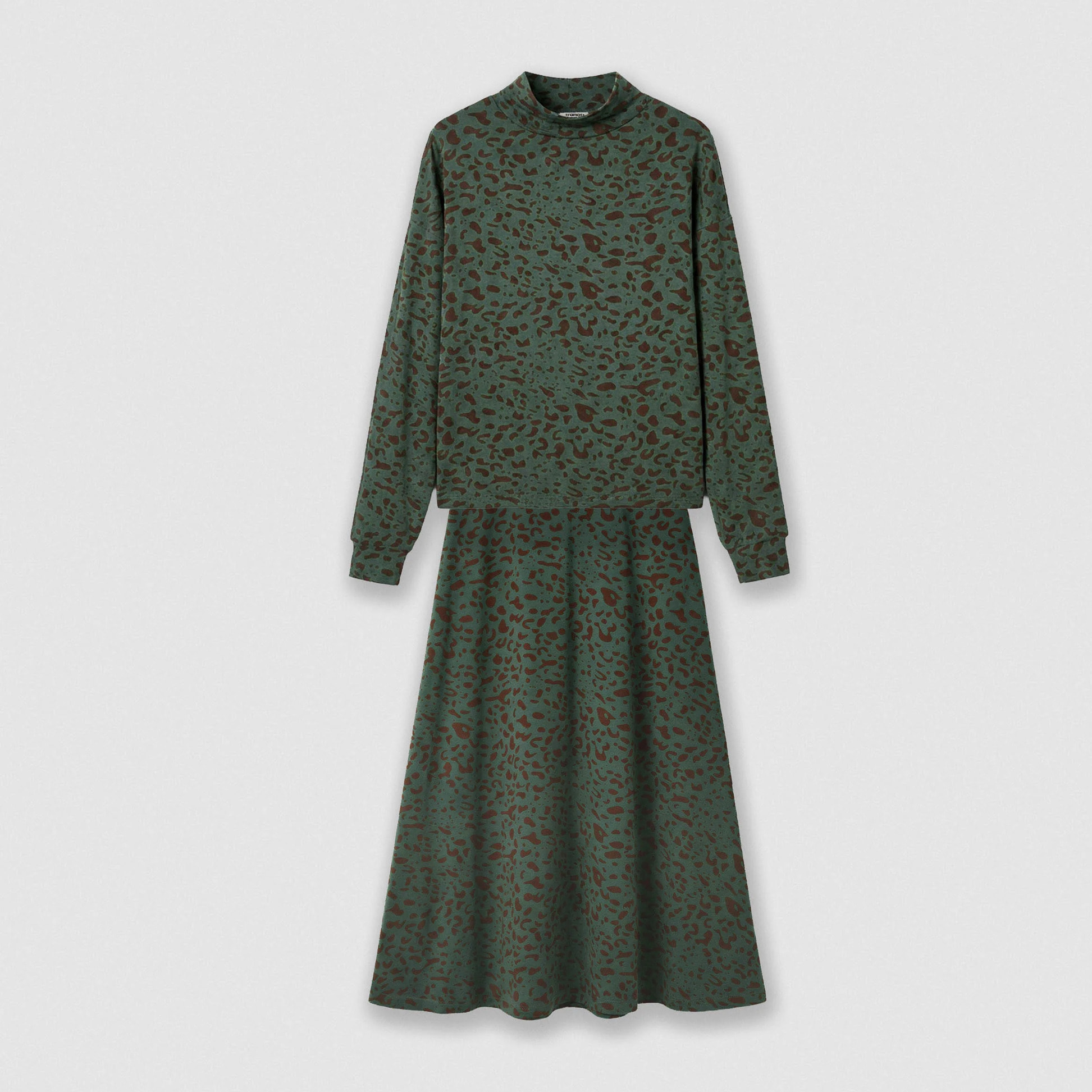 Set falda top soft velia verde