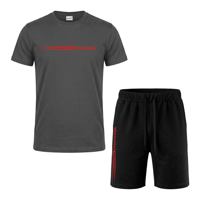 Completo Uomo SUPERGA Corto Cotone Jersey