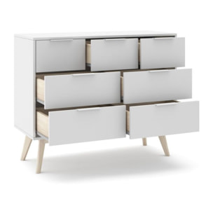 Cómoda Numa Blanco - Oak Soft