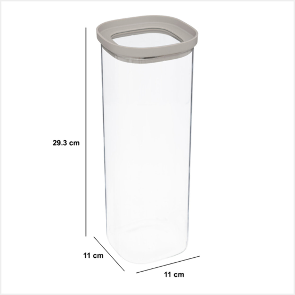 Bocal "Hermet" 2L en verre avec couvercle hermétique
