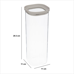 Bocal "Hermet" 2L en verre avec couvercle hermétique