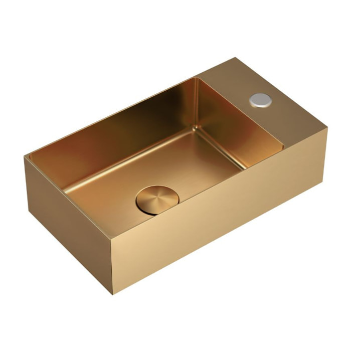 Timeless Lave mains en Acier Inoxydable 304, 40x22x11cm, Cuivre brossé PVD