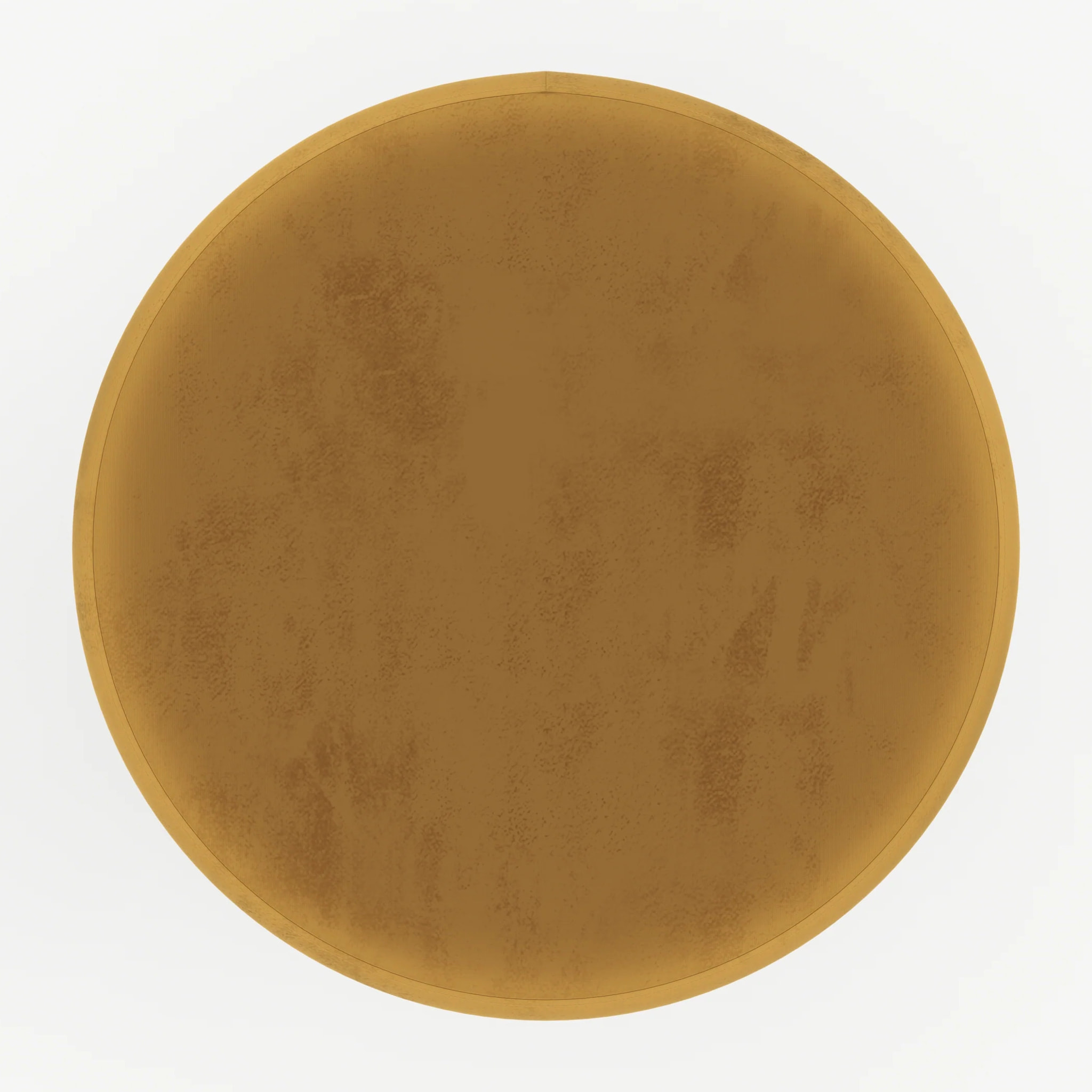 Lot de 2 tabourets pour îlot central 63 cm en velours jaune curry - Kendal