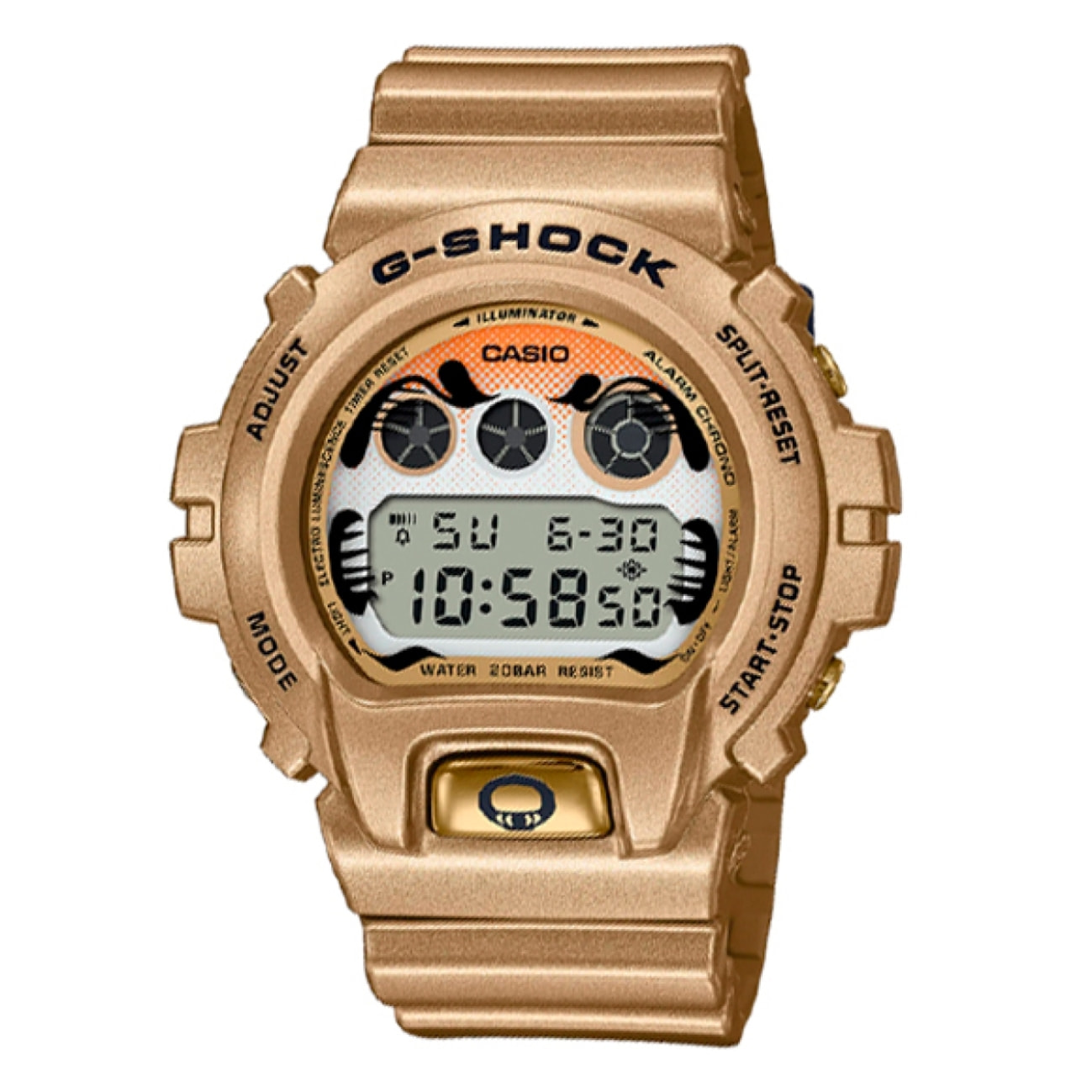 Reloj Casio DW-6900GDA-9 Hombre Digital Cuarzo con Correa de Resina