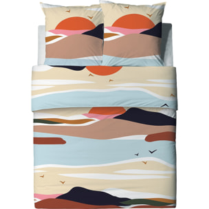 Parure Housse De Couette 3pcs 100% coton 47fils Safa