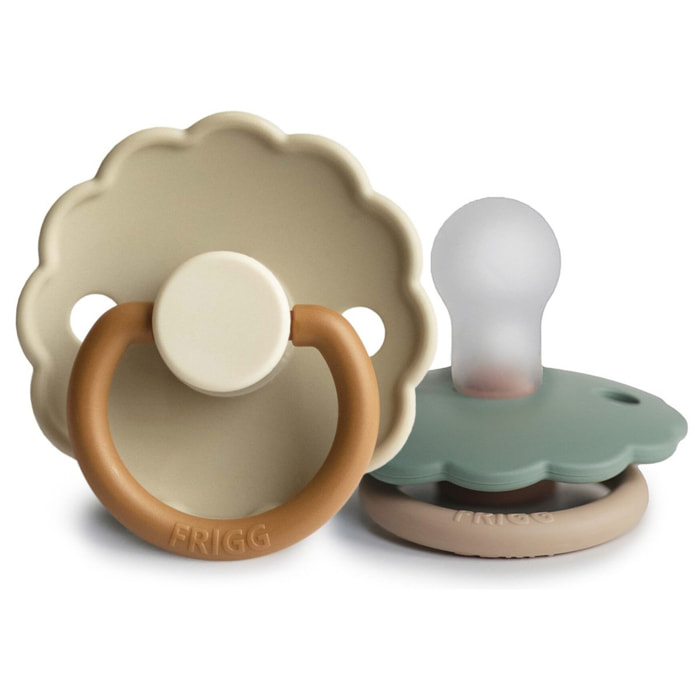 Frigg Pack 2 Chupetes Silicona Daisy