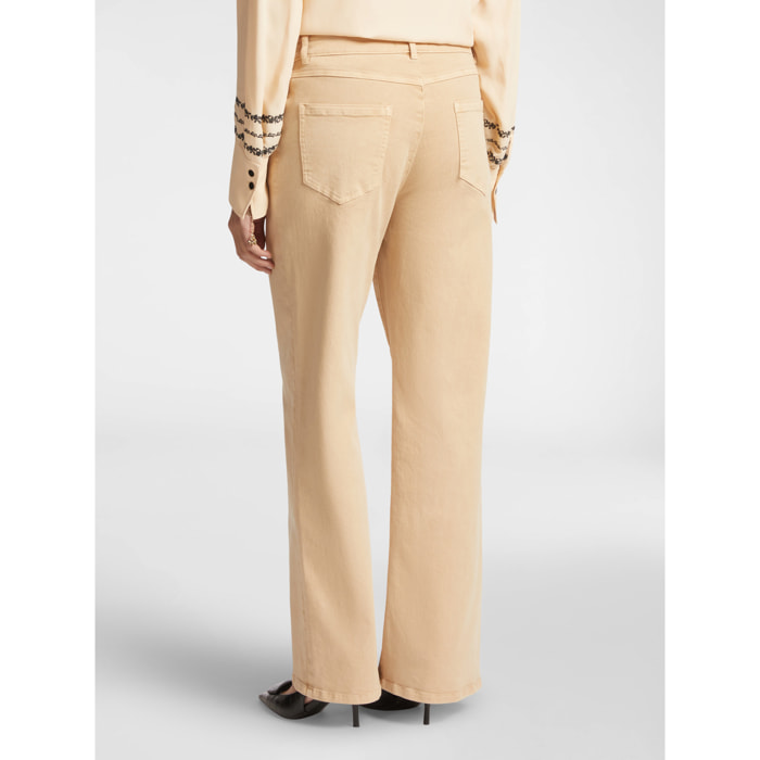 Elena Mirò - Mid wide leg - Beige