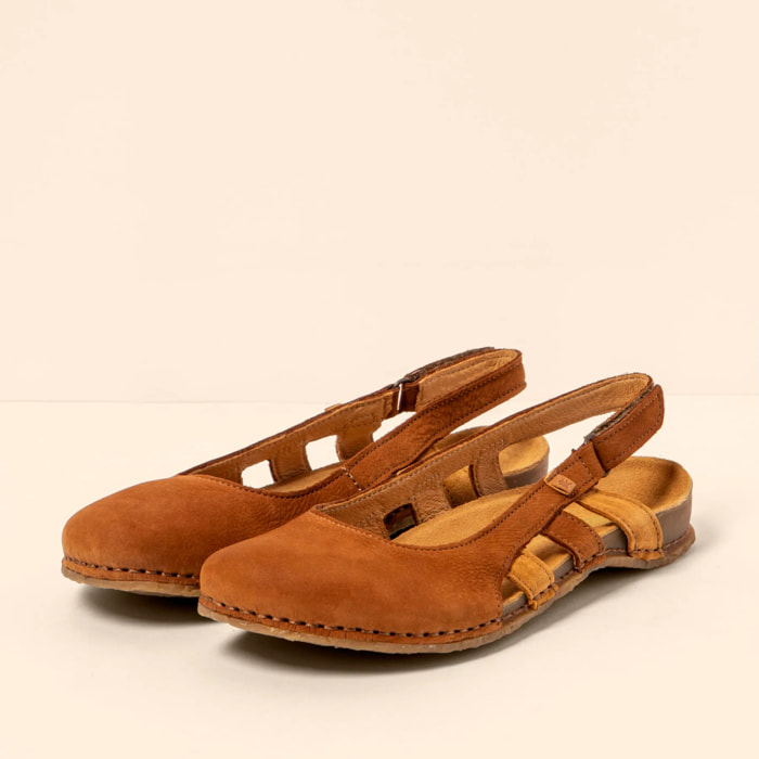 Sandalias N5817 NOBUCK LAVADO CUERO /PANGLAO color Cuero