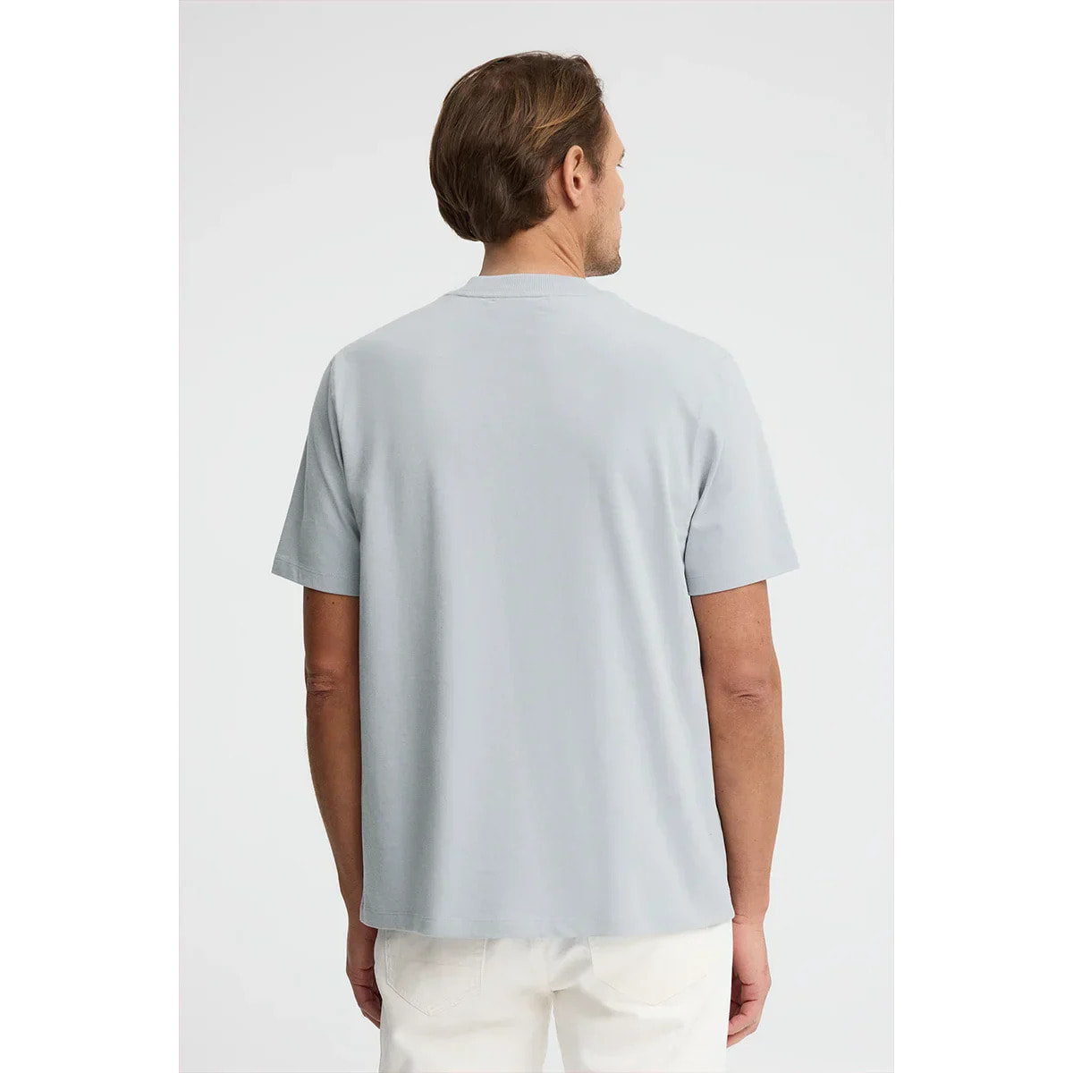 Camiseta azul claro de corte holgado con bordado Polo Club