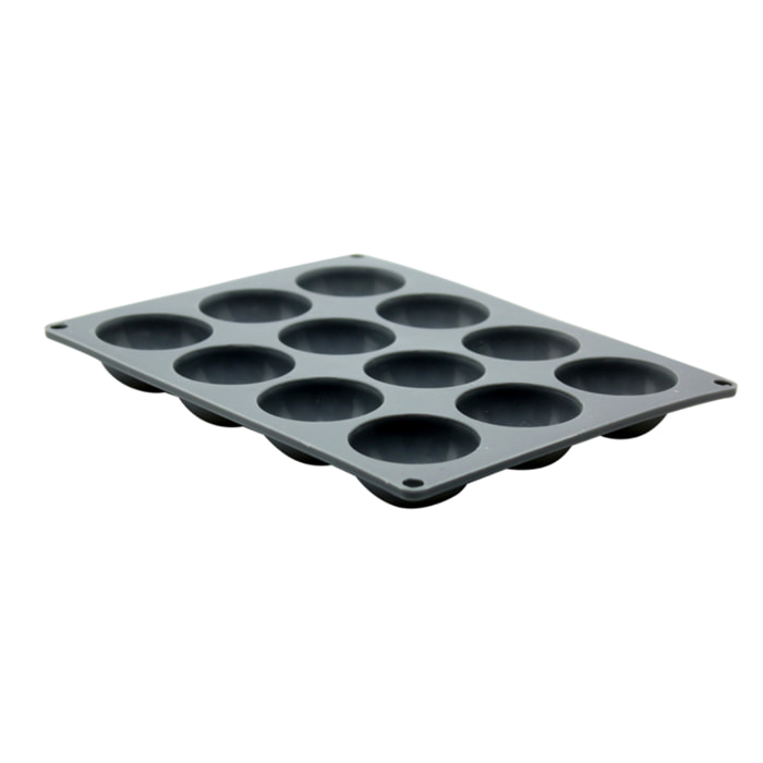 Plaque moules pour 12 dômes en silicone