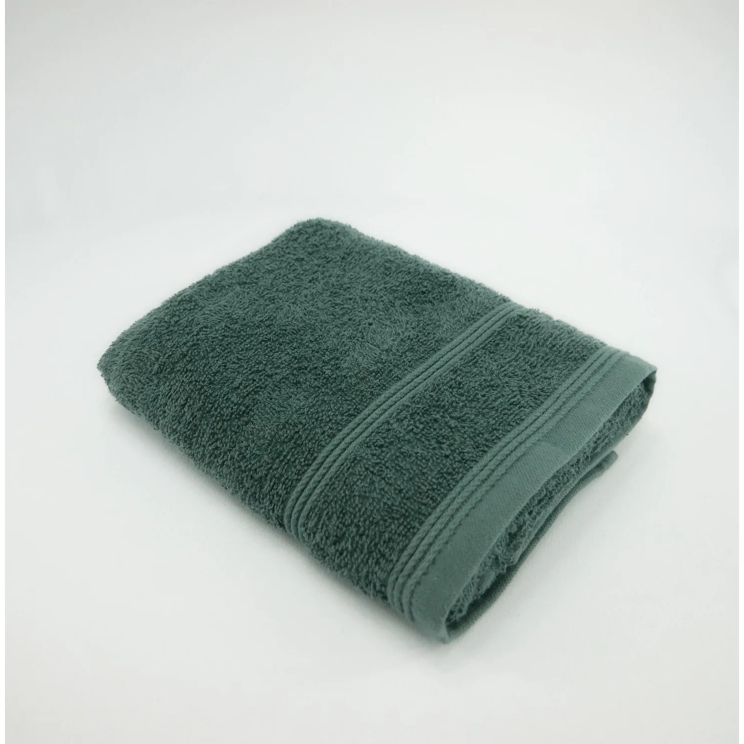 Serviette de toilette - Grand Bain Gris vert - 350g/m²