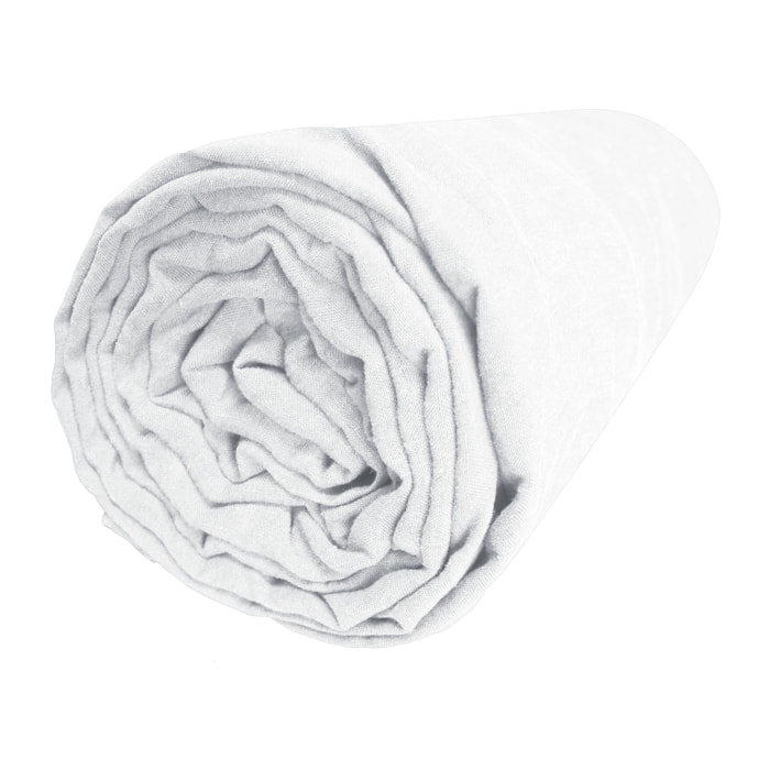 Drap housse en lin lavé bonnet 35cm, RÊVE DE LIN