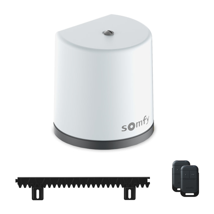 Motorisation de portail coulissant Freevia 400 RTS - 2 télécommandes Keypop et 4m de crémaillère