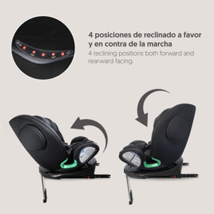 Silla Coche Bebé Modelo "PAX"  i-Size ISOFIX 360°