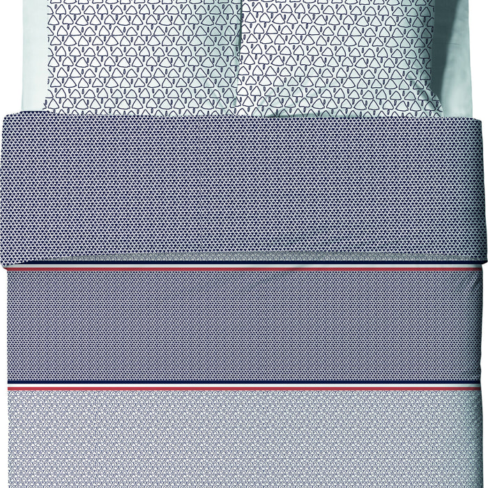 Parure Housse De Couette 3pcs 100% Coton 57fils Tilak