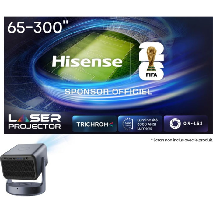 Vidéoprojecteur home cinéma HISENSE Laser TV Trichroma C2 Ultra 4K