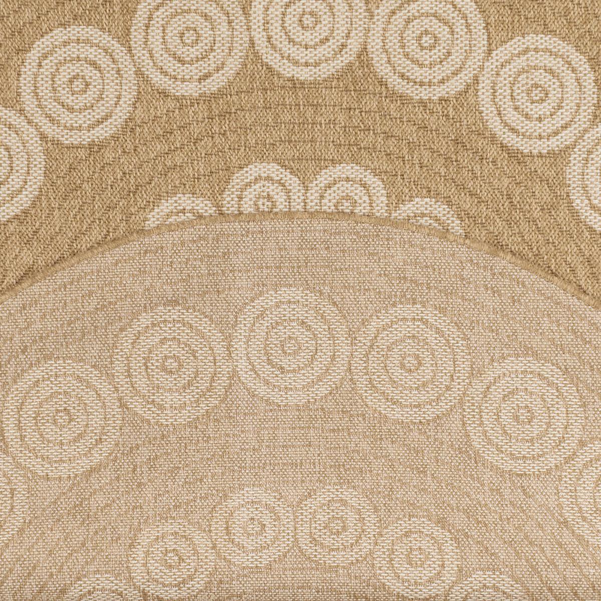 Tapis extérieur tissé kilim rond VEVU